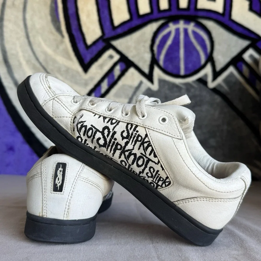 Size 9.5 - Slipknot Super Rare Draven Masks Skate shoes high top Men's Vtg